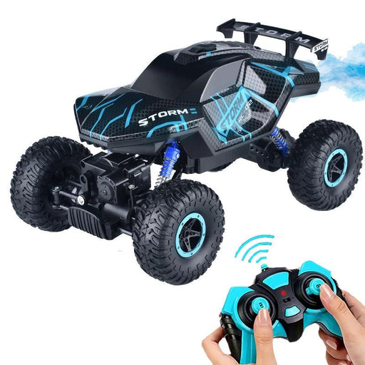 Paisible 4WD Rock Crawler Mist Spray RC Car Smoke Exhaust Remote Control Toys For Boys Machine On Radio Control 4x4 Drive - Lacatang Shop