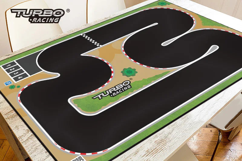 Portable Turbo Racing Rubber Track Mat for 1:76 RC Cars - Multiple Sizes Available Portable Turbo Racing Rubber Track Mat for 1:76 RC Cars - Multiple   Lacatang Shop Lacatang Shop 