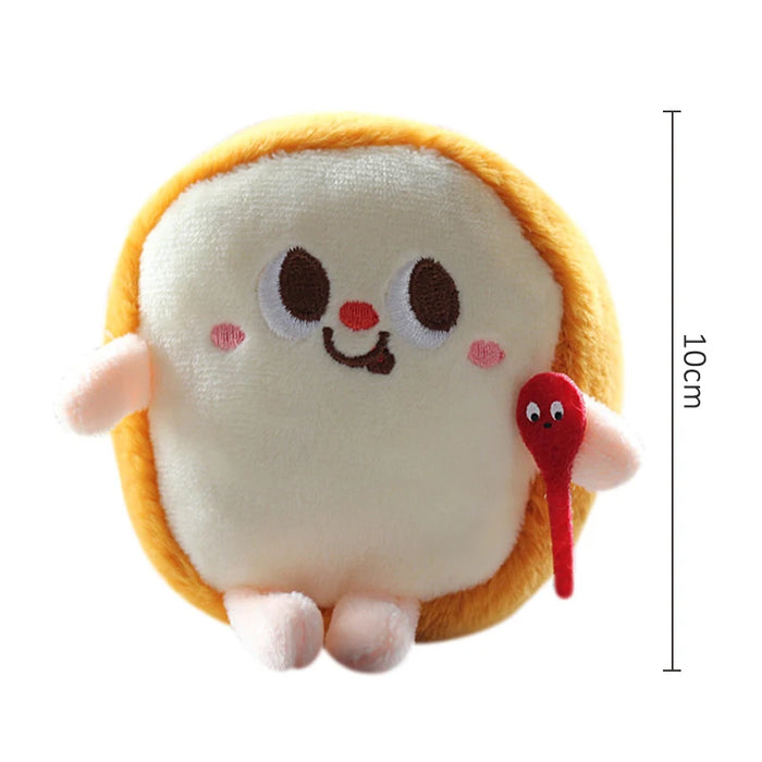 Cute Cartoon Food Plush Keychain - Hamburg, Hot Dog, Fries & Drumsticks Bag Charm for Girls Cute Cartoon Food Plush Keychain - Hamburg, Hot Dog, Fries &   Lacatang Shop Lacatang Shop 