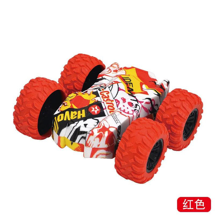 Toys Car Four-wheel Drive Off-road Vehicle Stunt Dump Cars Double-Side Inertia Car Boy Toy Car Pull Back Kids Toy Gift Toys Car Four-wheel Drive Off-road Vehicle Stunt Dump Cars Double-Side   Lacatang Shop Lacatang Shop 