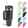 40oz 1200ML High Quality Insulated Tumbler with Handle Straw Double Wall Thermal Iced Travel Cup Coffee Cup Perfect Gift