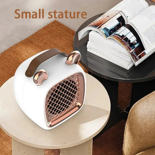 Electric Heater Mini Portable Intelligent Air Heater Reduced Wind Noise Home Heating Warmer Fan Intelligent Constant Temperature Mini Electric Heater: Portable, Quiet, Smart Home Heating Solution  Lacatang Shop Lacatang Shop 