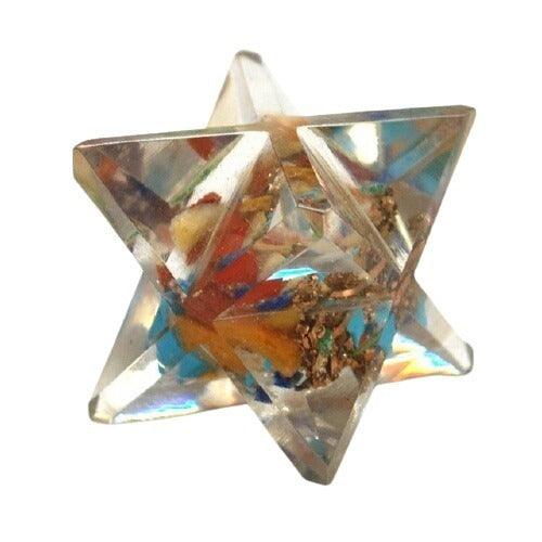 Seven Chakra Orgone Merkaba Seven Chakra Orgone Merkaba - Lacatang Shop Jewelry & Watches Green Arachne Lacatang Shop 