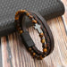 Classic Men's Leather Bracelet New Style Hand-woven Multi-layer Combination Accessory Fashion Man Jewelry Wholesale Dropshipping - Lacatang Shop