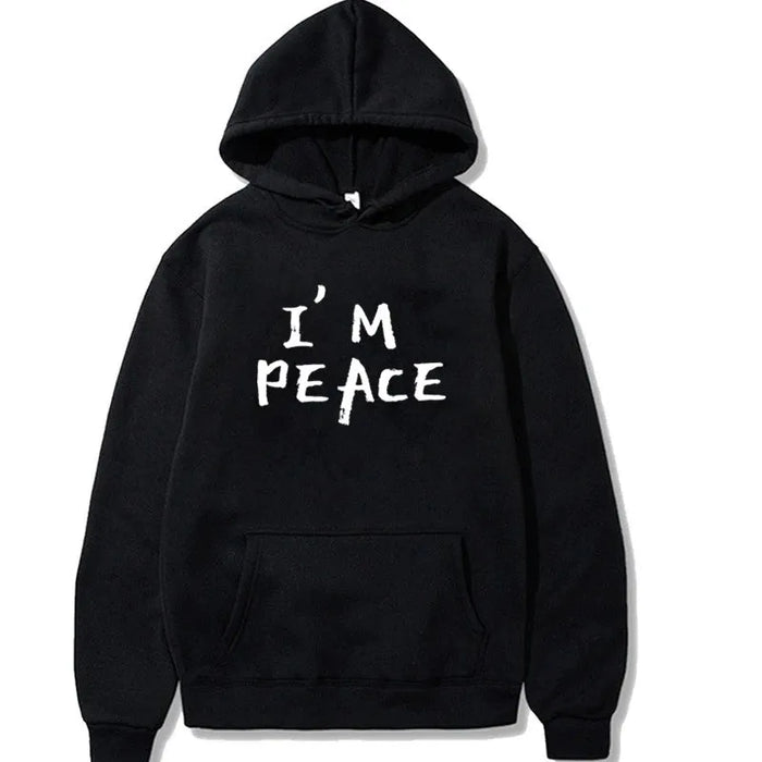 Lovers Sweet Autumn Pullover Hoodie I Come in Peace I'm Peace Funny Couples Matching Hoodies Letter Print Classic Sweatshirts Lovers Sweet Autumn Pullover Hoodie I Come in Peace I'm Peace Funny   Lacatang Shop Lacatang Shop 