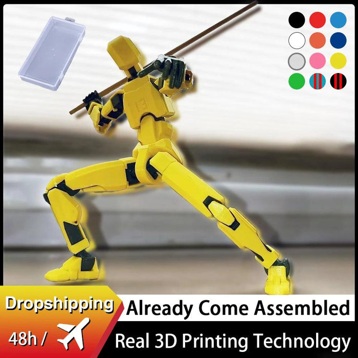 Multi-Jointed Movable Shapeshift Robot 2.0 3D Printed Mannequin Dummy 13 Action Figures Toys Kids Adults Parent-children Games Multi-Jointed Movable Shapeshift Robot 2.0 3D Printed Mannequin Dummy   Lacatang Shop Lacatang Shop 