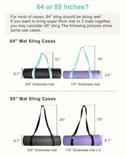 Adjustable Yoga Mat Carrier - Turquoise - Lacatang Shop