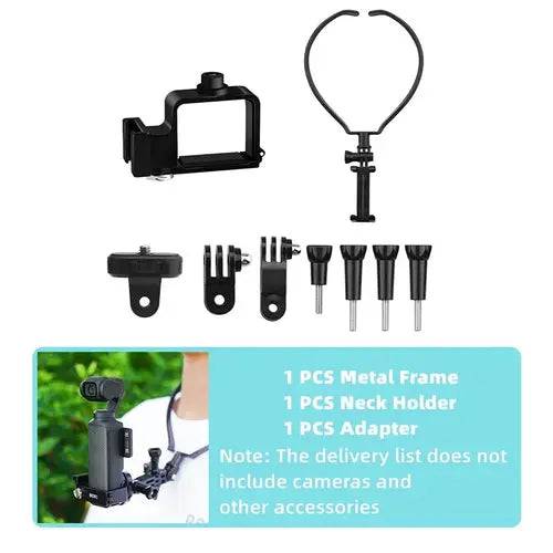 Expansion Adapter Mount Tripod for DJI OSMO Pocket 3,Backpack Clip