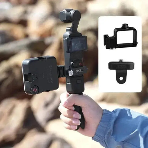 
  
	
    
	
    Expansion Adapter Mount Tripod for DEI OSMO Pocket 3,Backpack Clip