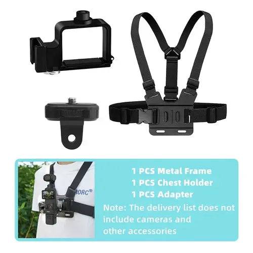 Expansion Adapter Mount Tripod for DJI OSMO Pocket 3,Backpack Clip