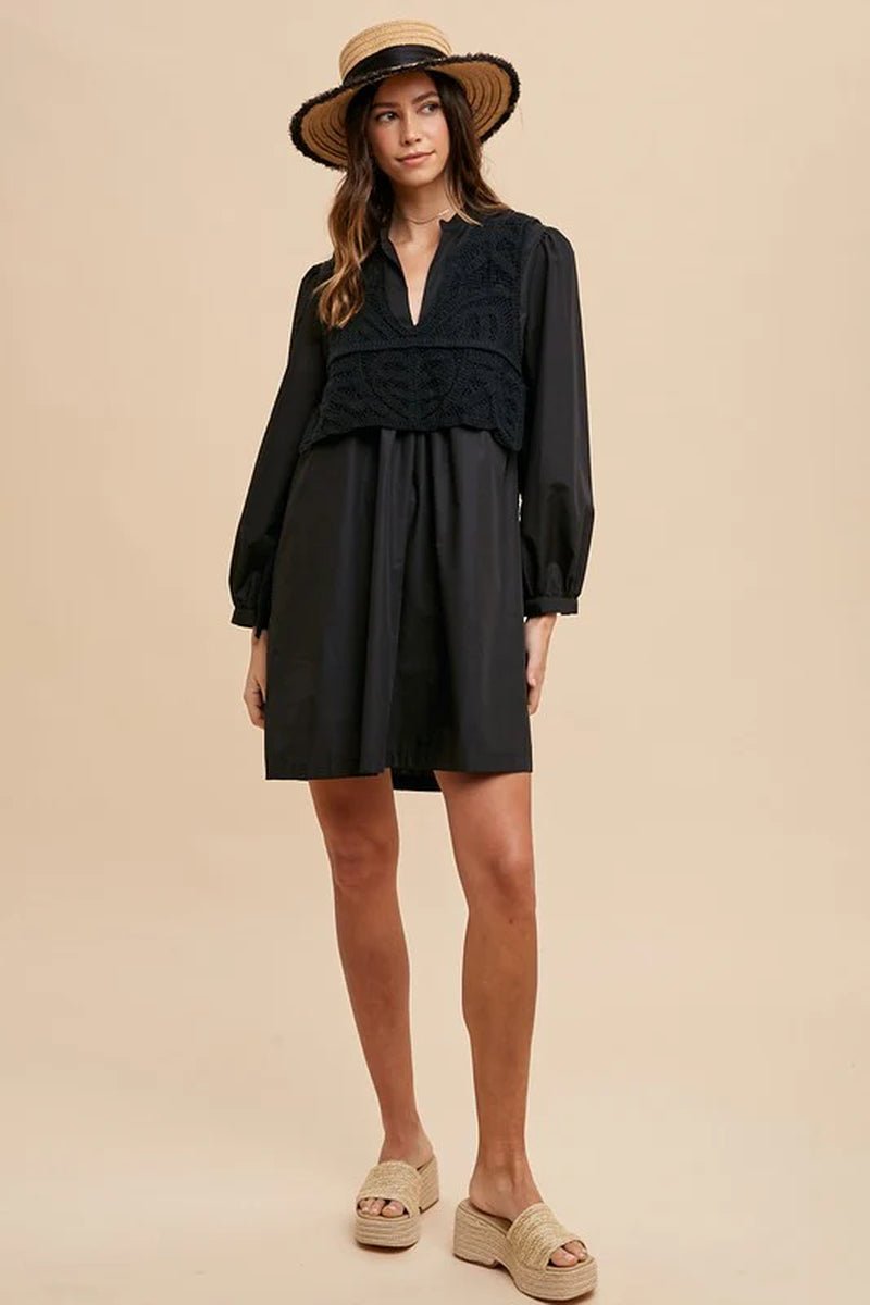 Annie Weave Vest Dress - Lacatang Shop