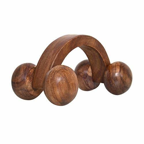 Organic Wooden Massager, Acupressure Roller Massager, Pain Relief