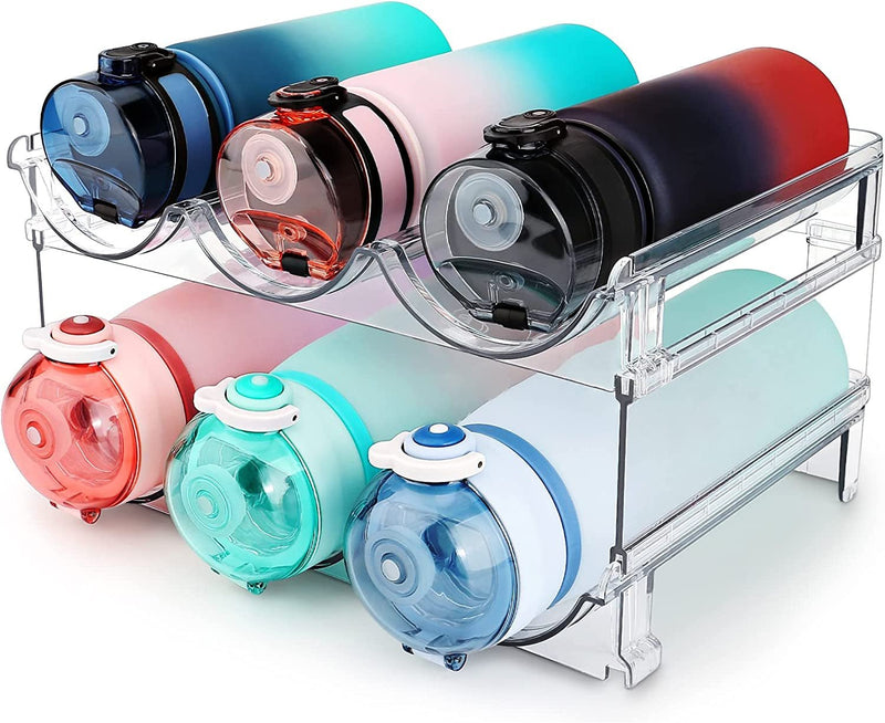 AquaStack: 4 - Pack Bottle Organizer & Storage Rack - Lacatang Shop