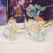 Artificial Flowers 24K Gold Rose with Box New Year Valentine Day Roses - Lacatang Shop