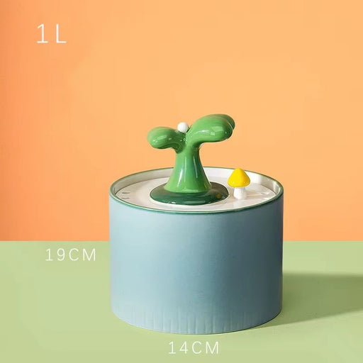 Automatic Ceramic Cat Water Fountain - 1.5L Pet Dispenser