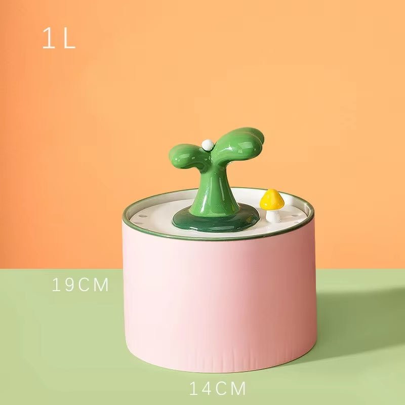 Automatic Ceramic Cat Water Fountain - 1.5L Pet Dispenser - Lacatang Shop