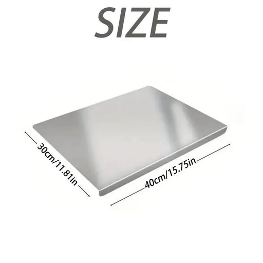 Titanium Metal Cutting Board 40X30Cm/40X50Cm/40X60Cm Durable Large Kitchen Chopping Block for Meat Fruit Vegetables Baking Easy Clean Daily Use