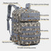 Tactical 45L Molle Rucksack Backpack Tactical 45L Molle Rucksack Backpack - Lacatang Shop Backpacks Black Lavender Lacatang Shop 