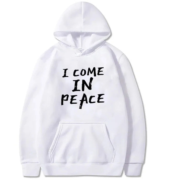 Lovers Sweet Autumn Pullover Hoodie I Come in Peace I'm Peace Funny Couples Matching Hoodies Letter Print Classic Sweatshirts Lovers Sweet Autumn Pullover Hoodie I Come in Peace I'm Peace Funny   Lacatang Shop Lacatang Shop 