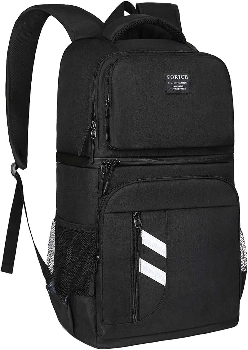Backpack Cooler Leakproof Insulated Waterproof Backpack Cooler Bag, Lightweight Soft Beach Cooler Backpack for Men Women to Work Lunch Picnics Camping Hiking, 30 Cans - Lacatang Shop