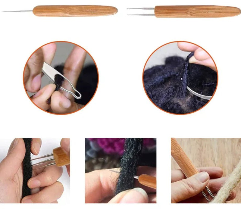 Bamboo Hook Set for Dread & Braiding Bliss - Lacatang Shop