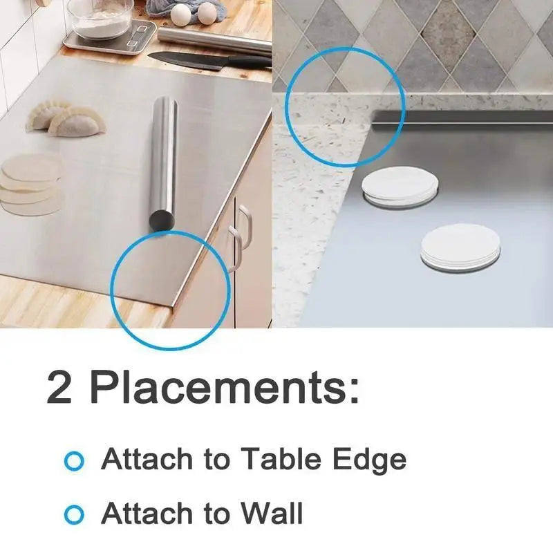 Titanium Metal Cutting Board 40X30Cm/40X50Cm/40X60Cm Durable Large Kitchen Chopping Block for Meat Fruit Vegetables Baking Easy Clean Daily Use