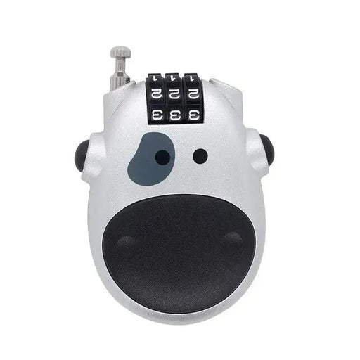 Bicycle Steel Cable Code Lock - High Precision Password Lock for Helmets, Suitcases, and More
