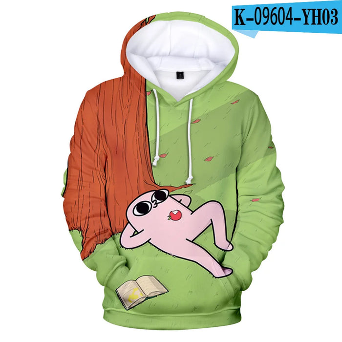 Cartoon Funny Big Eyes Ketnipz 3D Print Oversized Women/Men Hoodie Sweatshirt Harajuku Streetwear Hip Hop Pullover Hooded Jacket