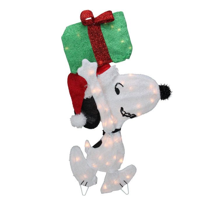 Peanuts Christmas 32" Prelit Snoopy Holding Present Outdoor Decoration - Clear Lights 

Bring Snoopy Home for the Holidays with Our 32 Pre-Lit Christmas Outdoor Decoration - Shop Now!  Lacatang Shop Lacatang Shop 