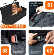 CanineShield Waterproof Car Seat Cover - Black - Lacatang Shop