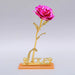 Artificial Flowers 24K Gold Rose with Box New Year Valentine\X27S Day Gift/Present Foil Flowers Home Decor Fake Roses