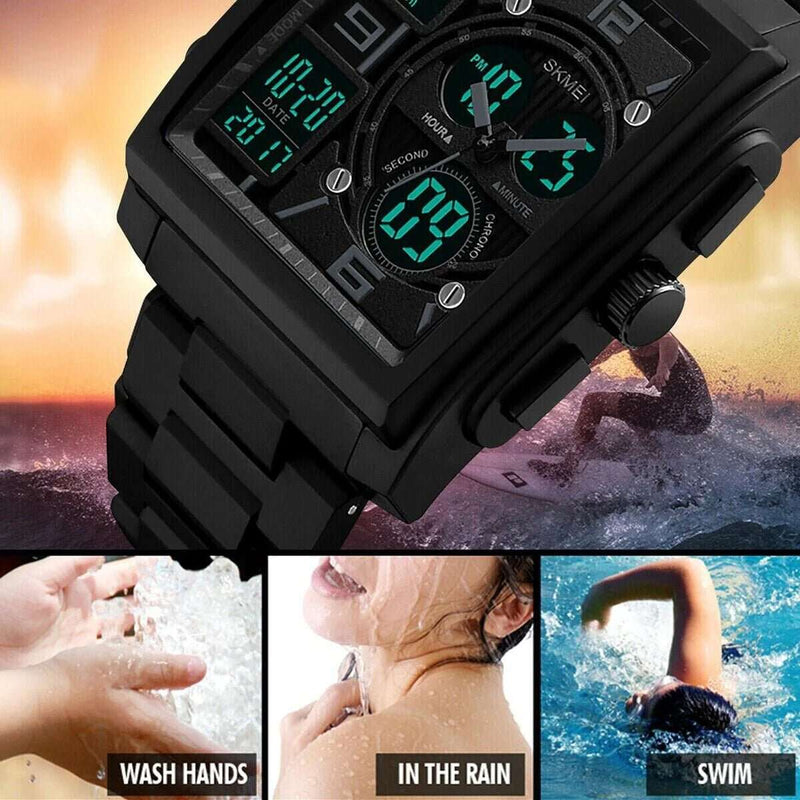 Chronograph Men's Digital Army Military Sport Watch - Lacatang Shop