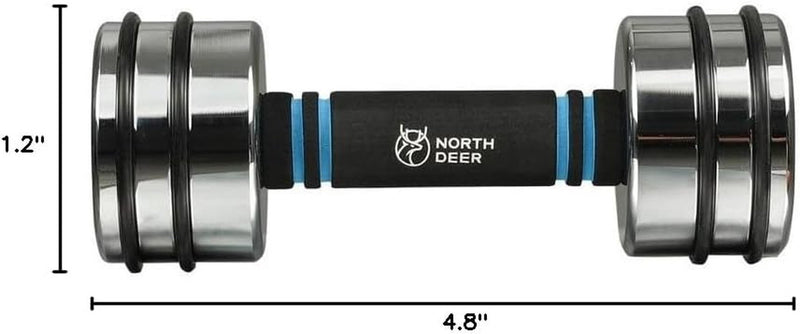 CompactFit Chrome Dumbbells (5 - 50Lb) - Lacatang Shop