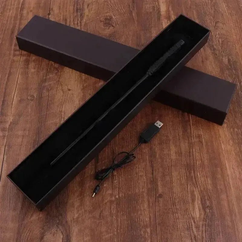 Cosplay Electronic Fire Flasher Magic Wand - Professional Magician's Trick Prop