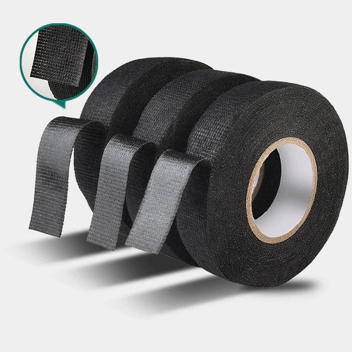 Electrical Tape Heat-resistant Harness Bundle Insulation Auto Wiring Fabric Cloth Wrap Waterproof Cable Organizer Adhesive Tapes Electrical Tape Heat-resistant Harness Bundle Insulation Auto Wiring   Lacatang Shop Lacatang Shop 