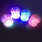 New Colorful Glowing Cup Pour Water and It Lights up Inductive Pineapple Cup KTV Bar Color Changing Beer Cup 200Ml