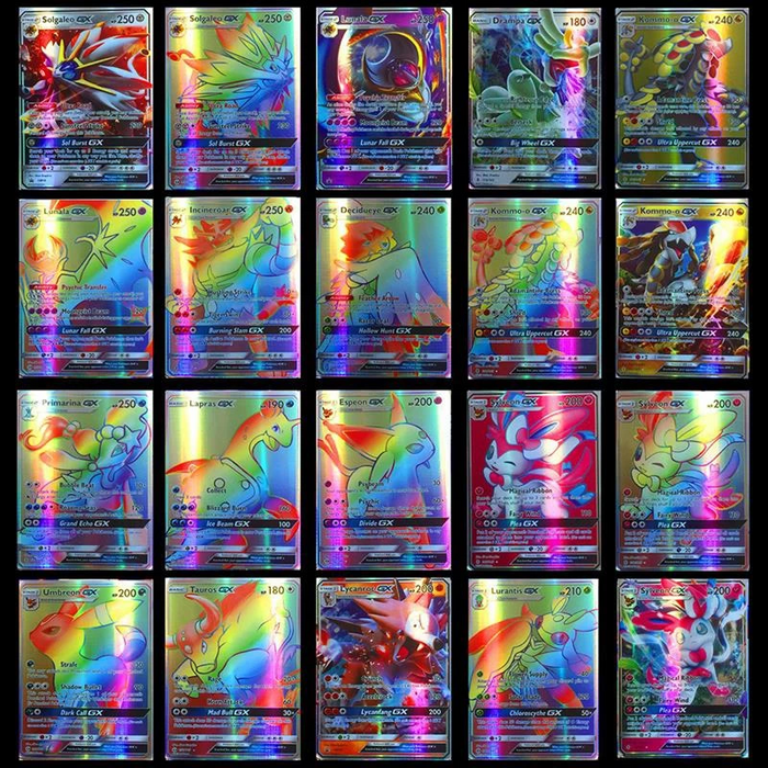 100/120pcs Cartoon Game Card Pokemon Card 95 GX Pokemon Card - Lacatang Shop