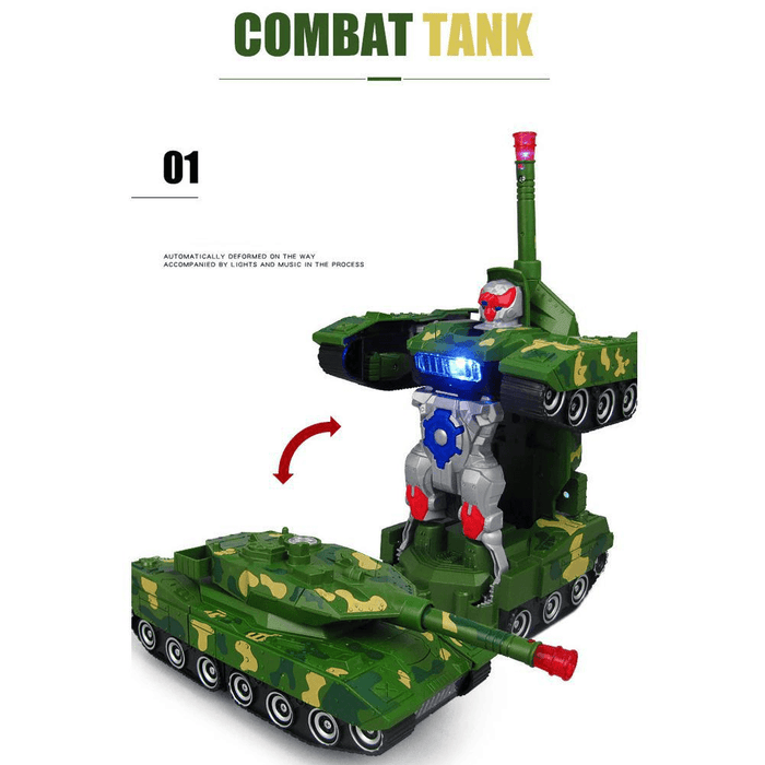 Electric Deformation Combat Tank Toys For Kids - Lacatang Shop