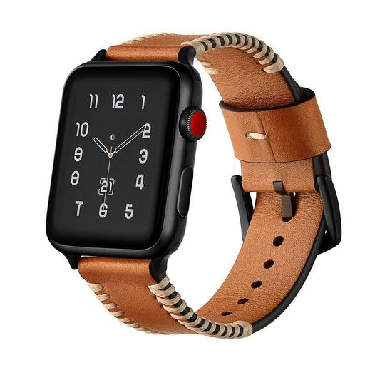 Sewing Process Leather Apple Watch Band - Lacatang Shop