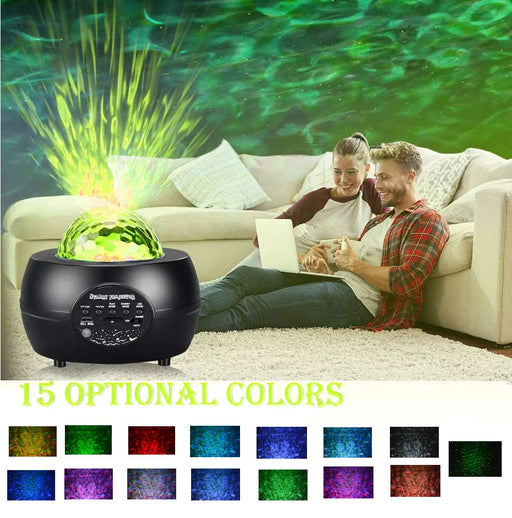 LED Night Light Starry Sky Projector with Bluetooth Wireless Speaker - Lacatang Shop