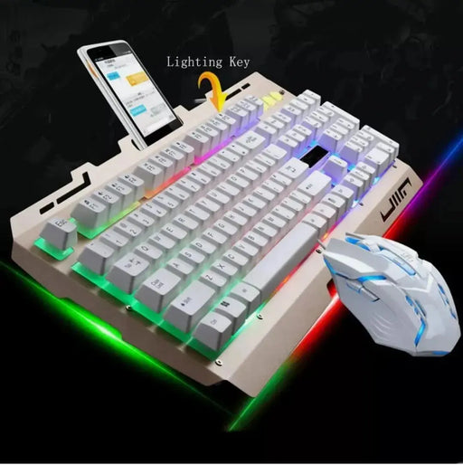 Ninja Dragons Premium NX900 USB Wired Gaming Keyboard and Mouse Set Gaming Keyboard and Mouse Set - Enhance Your Gaming Mobile & Laptop Accessories Yellow Pandora Lacatang Shop 