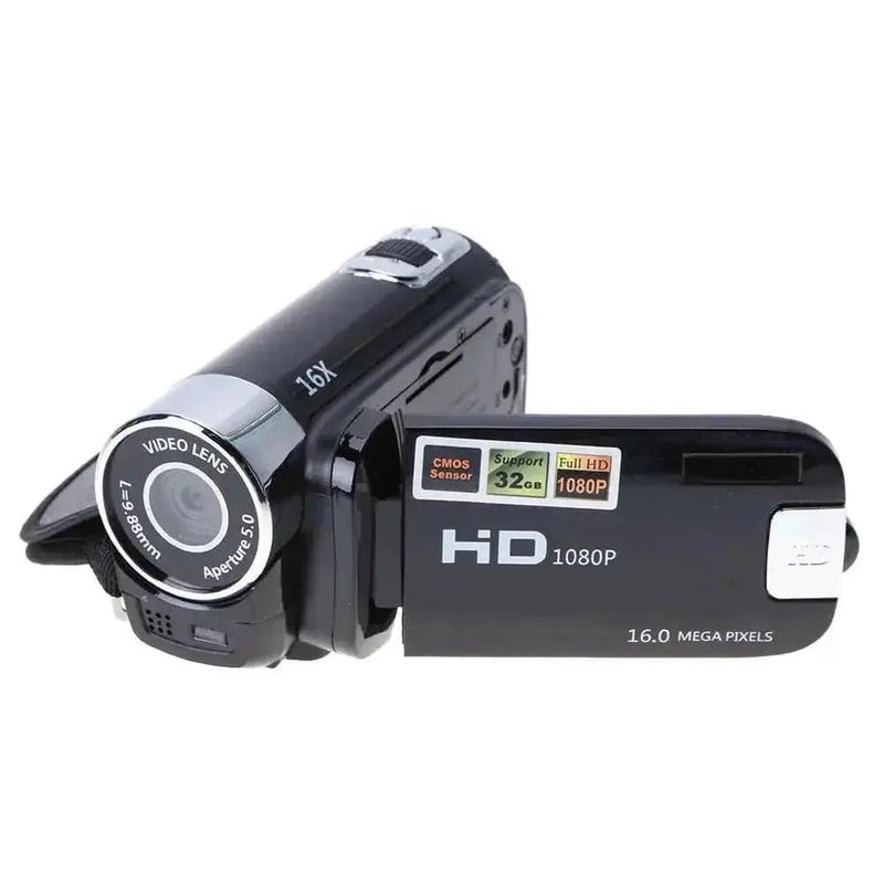 Digital Video Camera Full HD 1080P Camcorder with 16X Zoom (Black)