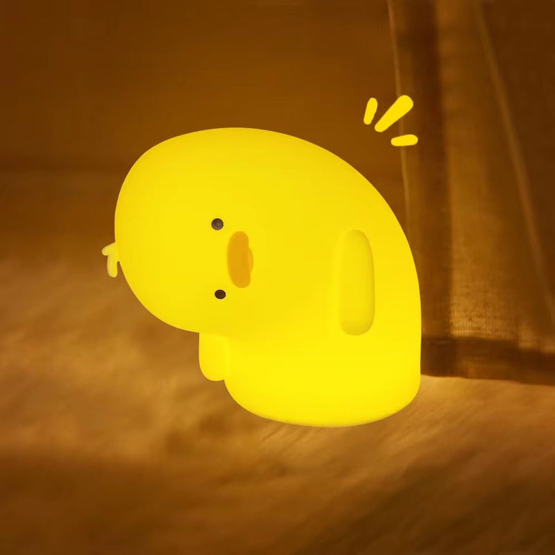 Duck Silicone Night Light - Rechargeable Touch Lamp - Lacatang Shop