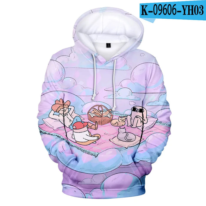 Cartoon Funny Big Eyes Ketnipz 3D Print Oversized Women/Men Hoodie Sweatshirt Harajuku Streetwear Hip Hop Pullover Hooded Jacket