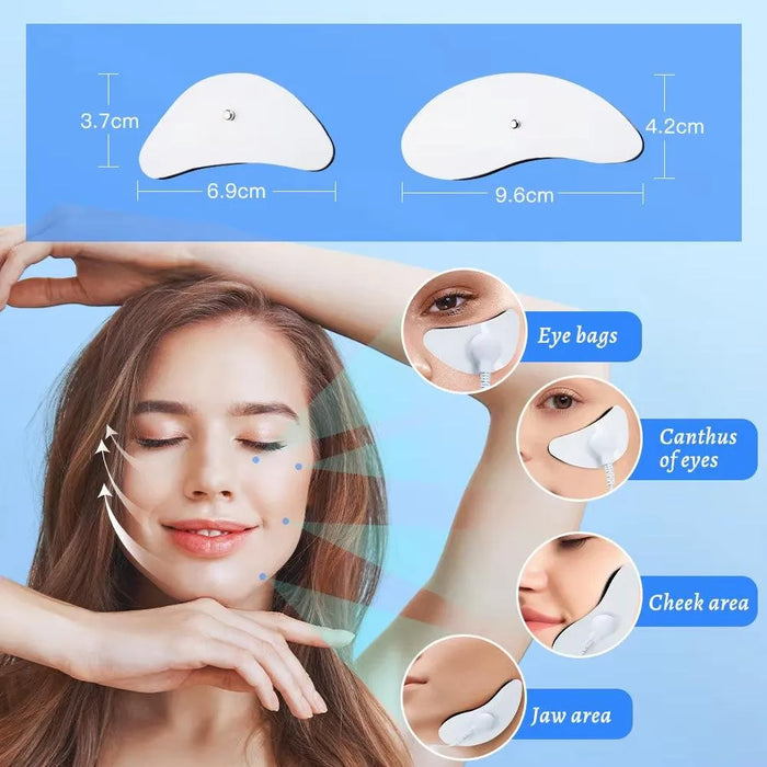 Massager for Face Ems Facial Massager Lifting Microcurrent V-Face Double Chin Remover Neck Lift Skin Tightening Anti-Wrinkle - Lacatang Shop