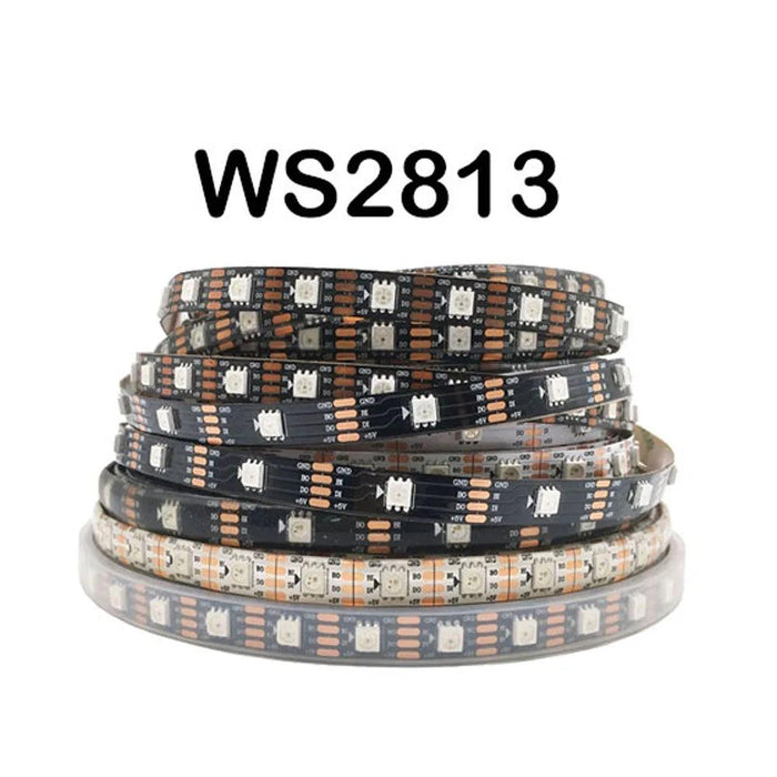 WS2812B WS2811 WS2813 WS2815 5050 RGBIC Smart LED Strip WS2812 Individually Addressable IC 30/60/144Pixels/Leds/m Light DC5V/12V WS2812B WS2811 WS2813 WS2815 5050 RGBIC Smart LED Strip WS2812   Lacatang Shop Lacatang Shop 