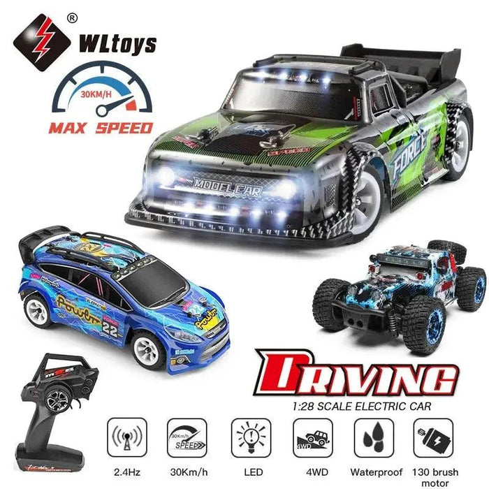 WLtoys 1:28 284131 284161 2.4G Racing Mini RC Car 30KM/H 4WD Electric High Speed Remote Control Drift Toys for Children Gifts Mini RC Car - High Speed Racing Fun  AliExpress Lacatang Shop 