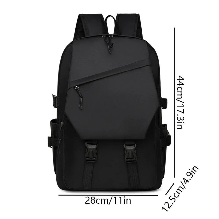 Business MEN'S Large Capacity Computer Backpack, Student Backpack, Simple and Casual Campus Backpack, Backpack - Lacatang Shop