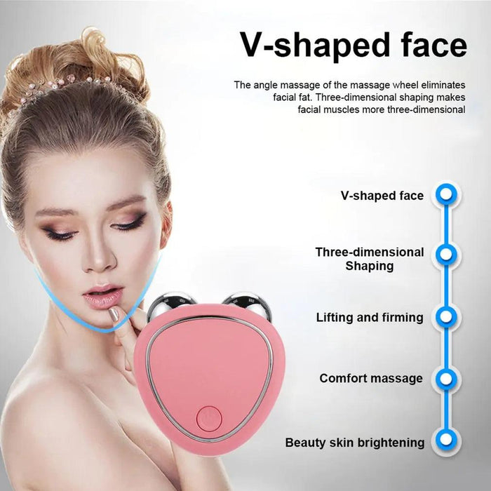 Facial Lifting Microcurrent Roller Face Massager Facial Lifting Microcurrent Roller Face Massager - Lacatang Shop  Lacatang Shop Lacatang Shop 