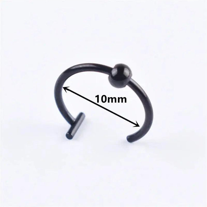 Ladies Personality Non-porous Lip Ring Medical Titanium Steel Oral Perforation Prosthetic Hoop Nasal Septum Accessories Gift2021 Titanium Lip Ring - Non-Porous and Stylish  AliExpress Lacatang Shop 